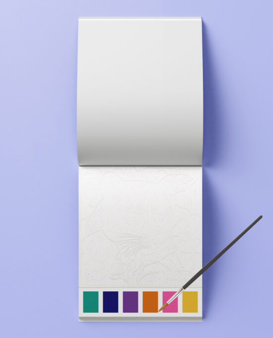 Magična akvarel bojanka – Veličanstvene životinje